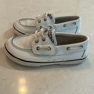 Sperry Top-Sider White Slip On Size 9.5M Little Kids Shoes